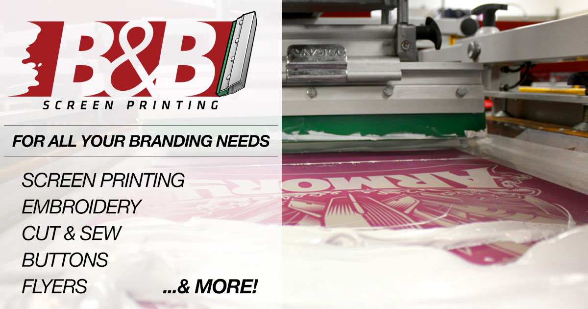 Welcome To B&B Screenprinting - We Build Brands.